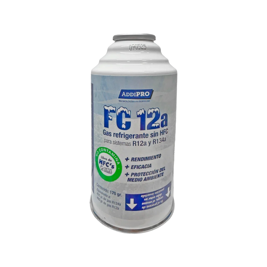 Envase de ADD Refrigerante FC12a sin HFC 170 gr