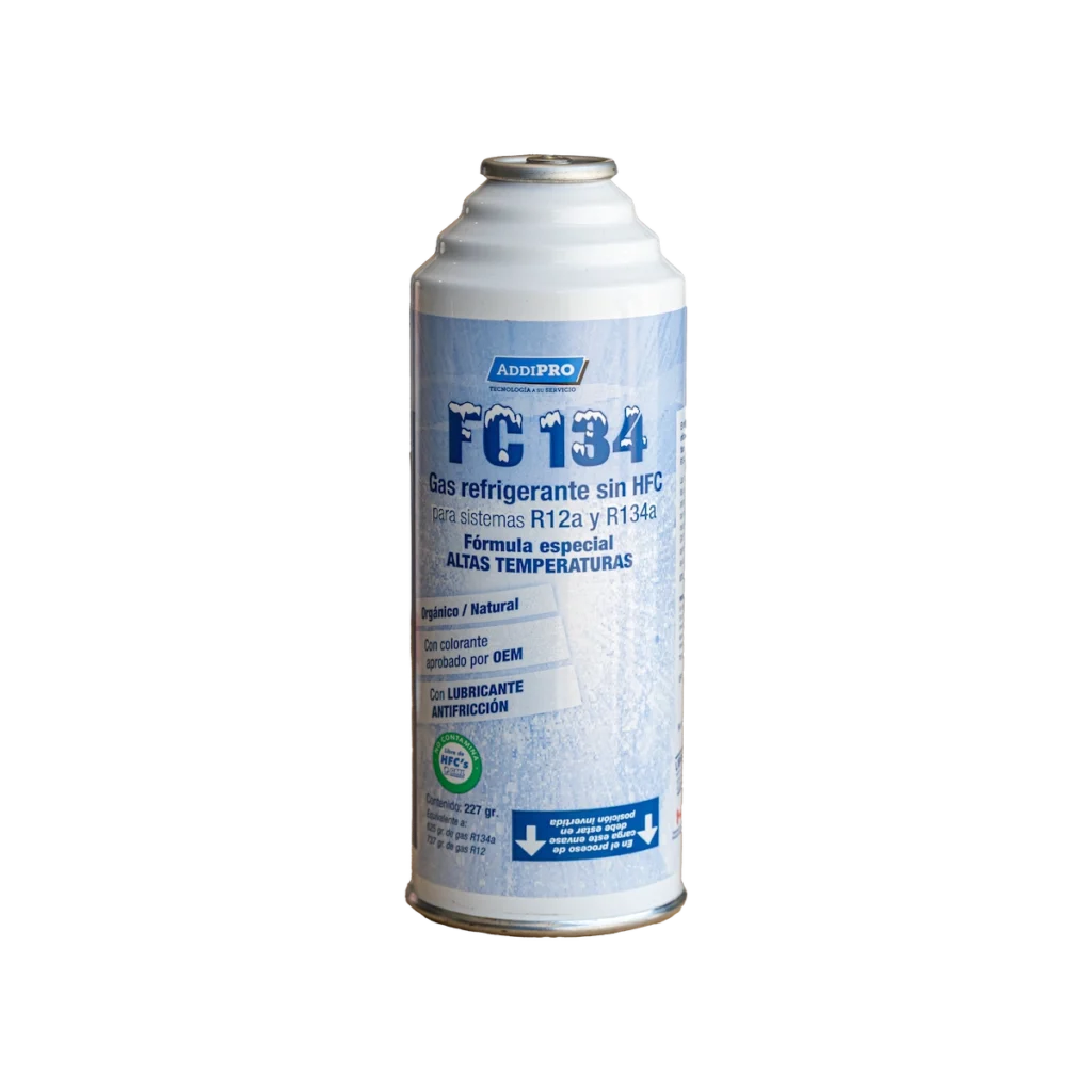 Envase de ADD FC134 Refrigerante FC12a sin HFC 227 gr