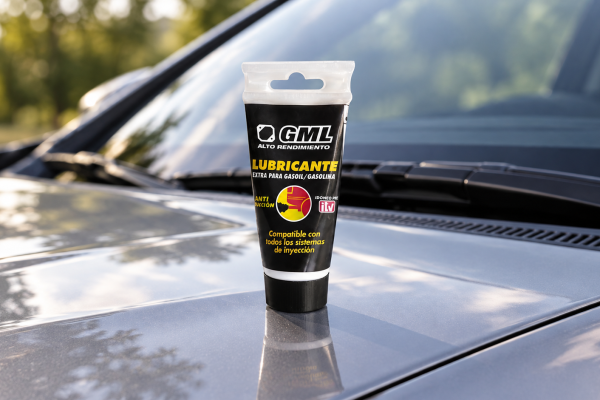 Lubricante GML sobre capó brillante