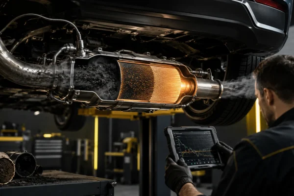 Regeneración y limpieza del filtro de partículas DPF en taller