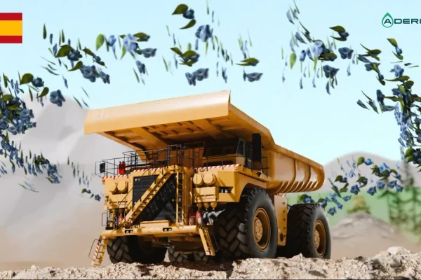 Aderco en minería: camión minero y la tecnología Aderco V35 de GML SF20
