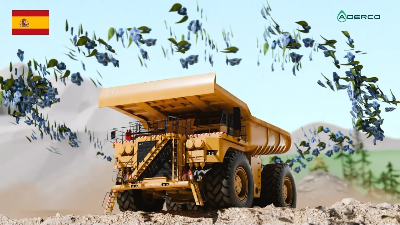 Aderco en minería: camión minero y la tecnología Aderco V35 de GML SF20